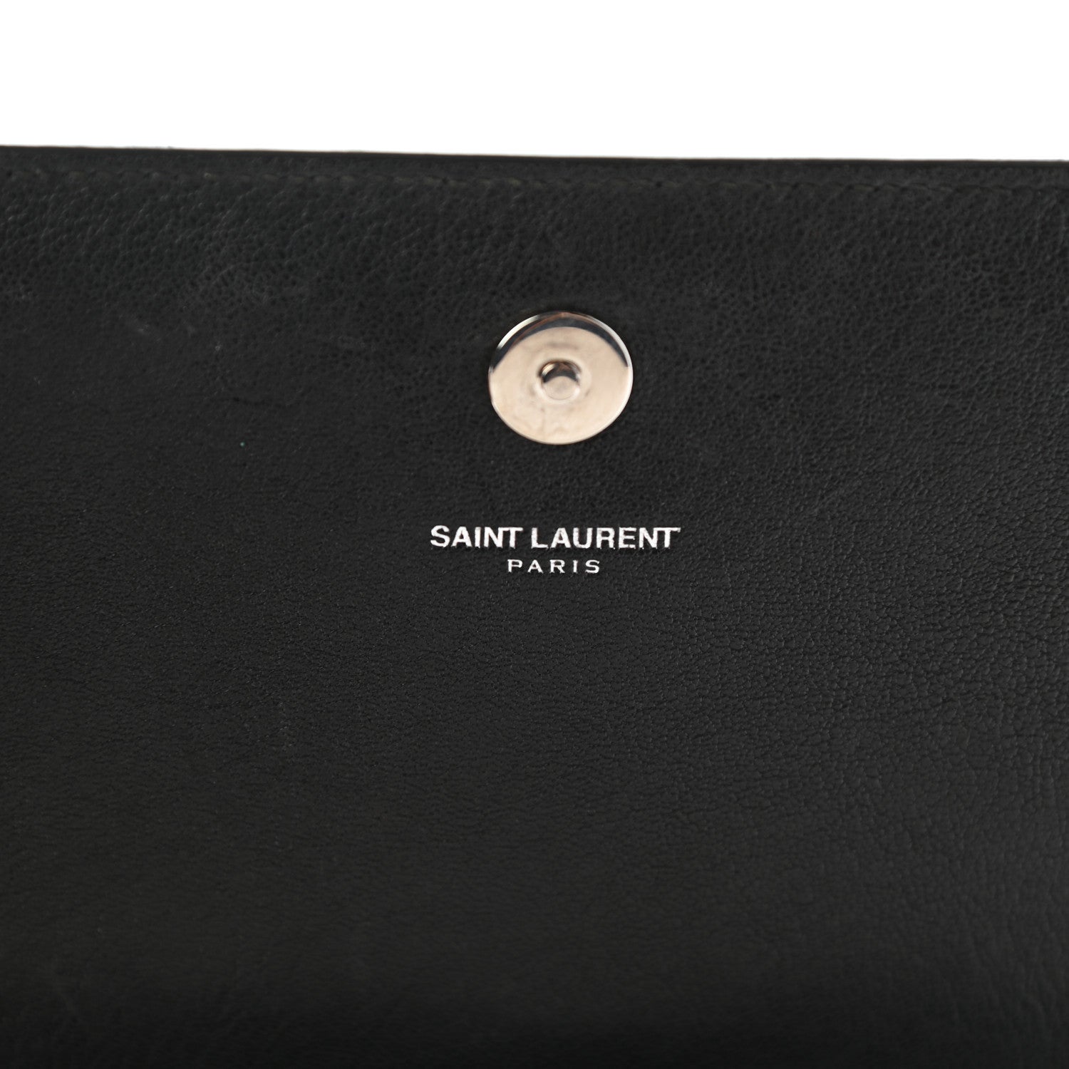 Saint Laurent Calfskin Studded Monogram Bag Black 6 of 10