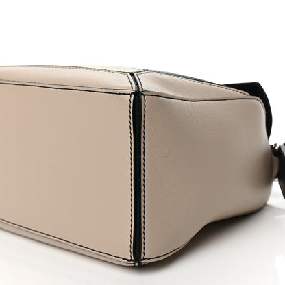 Loewe Calfskin Small Puzzle Bag Black Beige Green 8 of 8