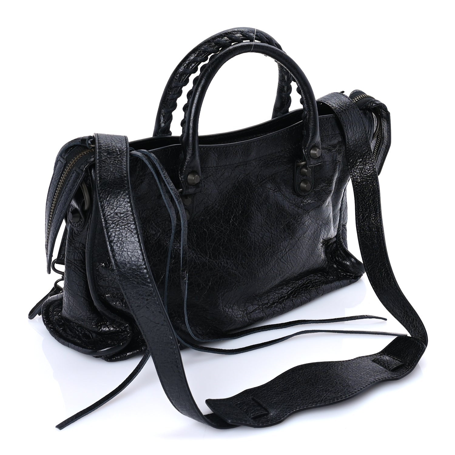 Balenciaga Agneau Arena Classic Hardware Small Le City Black 2 of 7