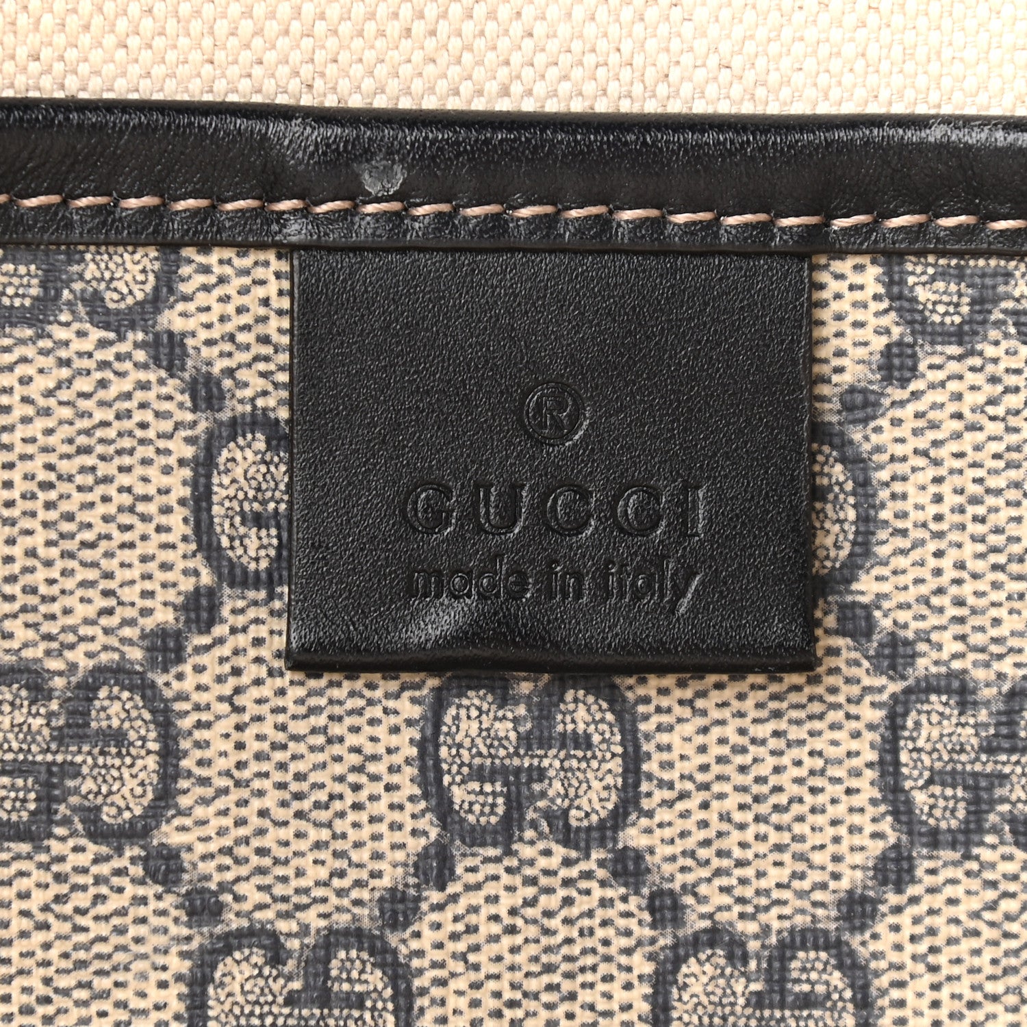 Gucci GG Plus Monogram Medium Signature Web Loop Tote Navy 6 of 13