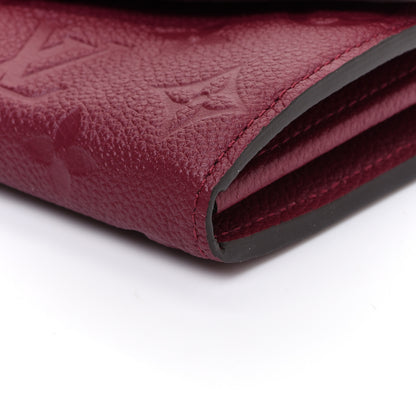 Louis Vuitton Empreinte Sarah Wallet Raisin 9 of 9