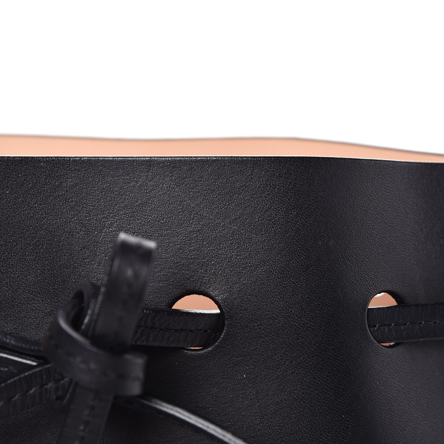 Mansur Gavriel Calfskin Mini Bucket Bag Black 8 of 8