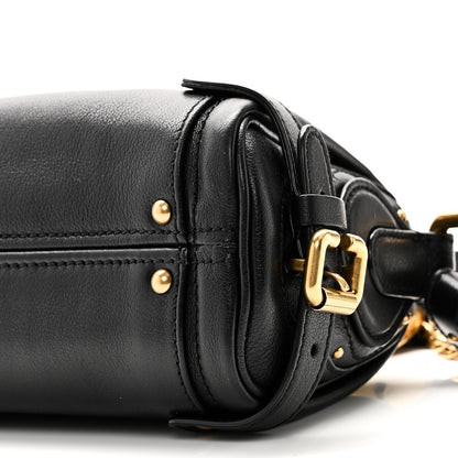 Chloe Grained Buffalo Small Paddington Chain Bag Black 9 of 9
