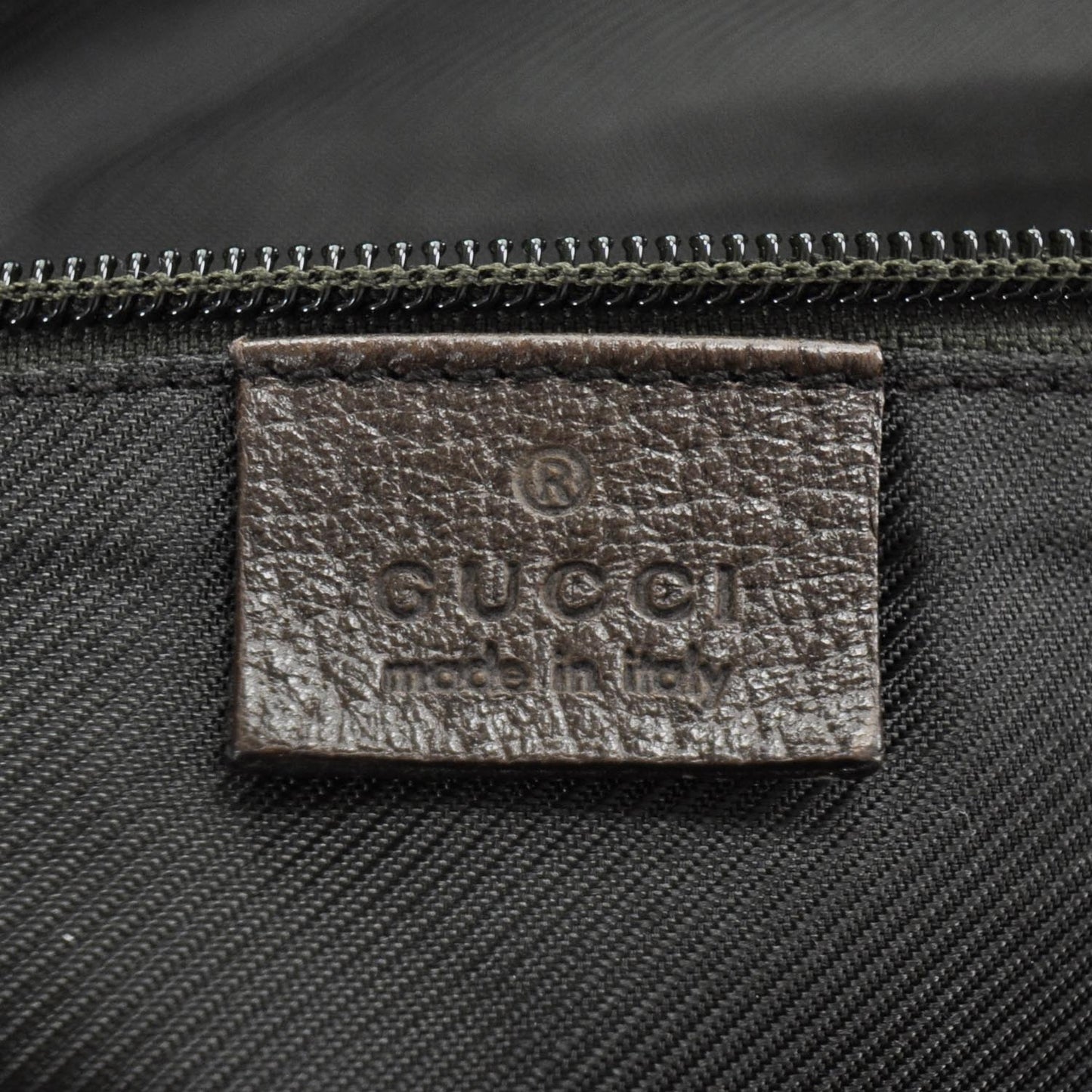 GG Monogram Large Web Handle Vertical Tote Dark Brown