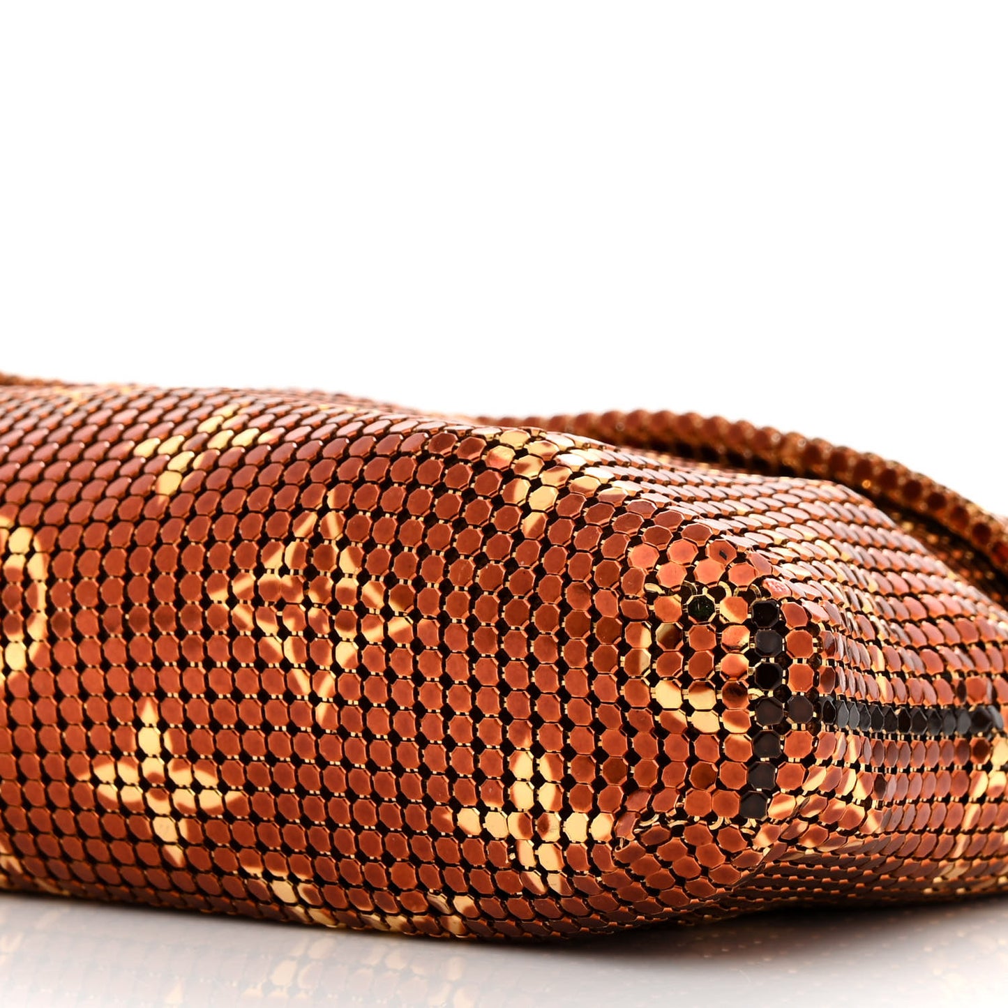 Monogram Mesh Metal Frances Gold