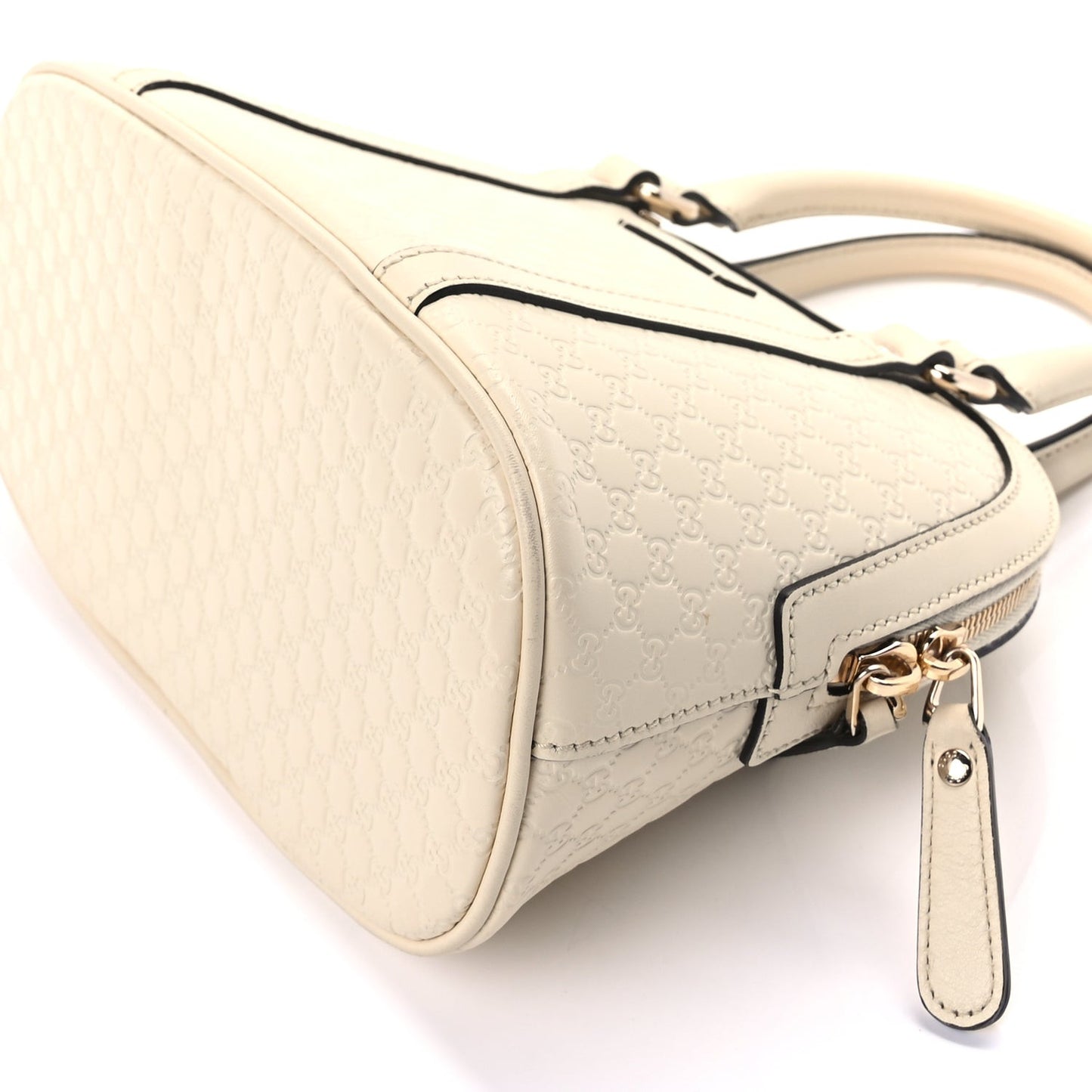 Soft Microguccissima Mini Dome Bag Ivoire