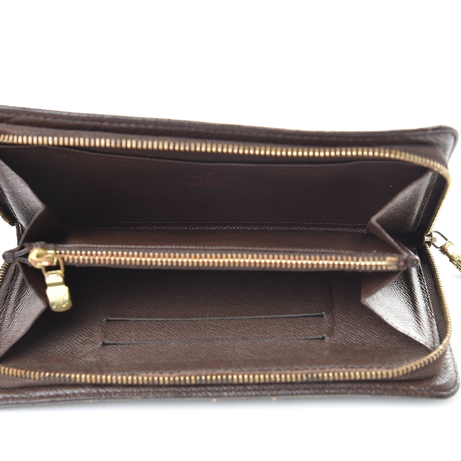 Louis Vuitton Damier Ebene Porte-Monnaie Zippy Wallet 5 of 16
