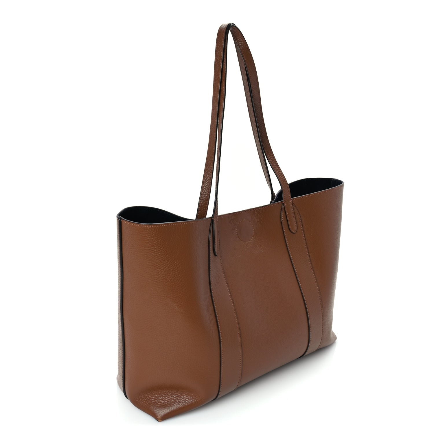 Mulberry Small Classic Grain Bayswater Tote Oak Oxford Blue 2 of 8