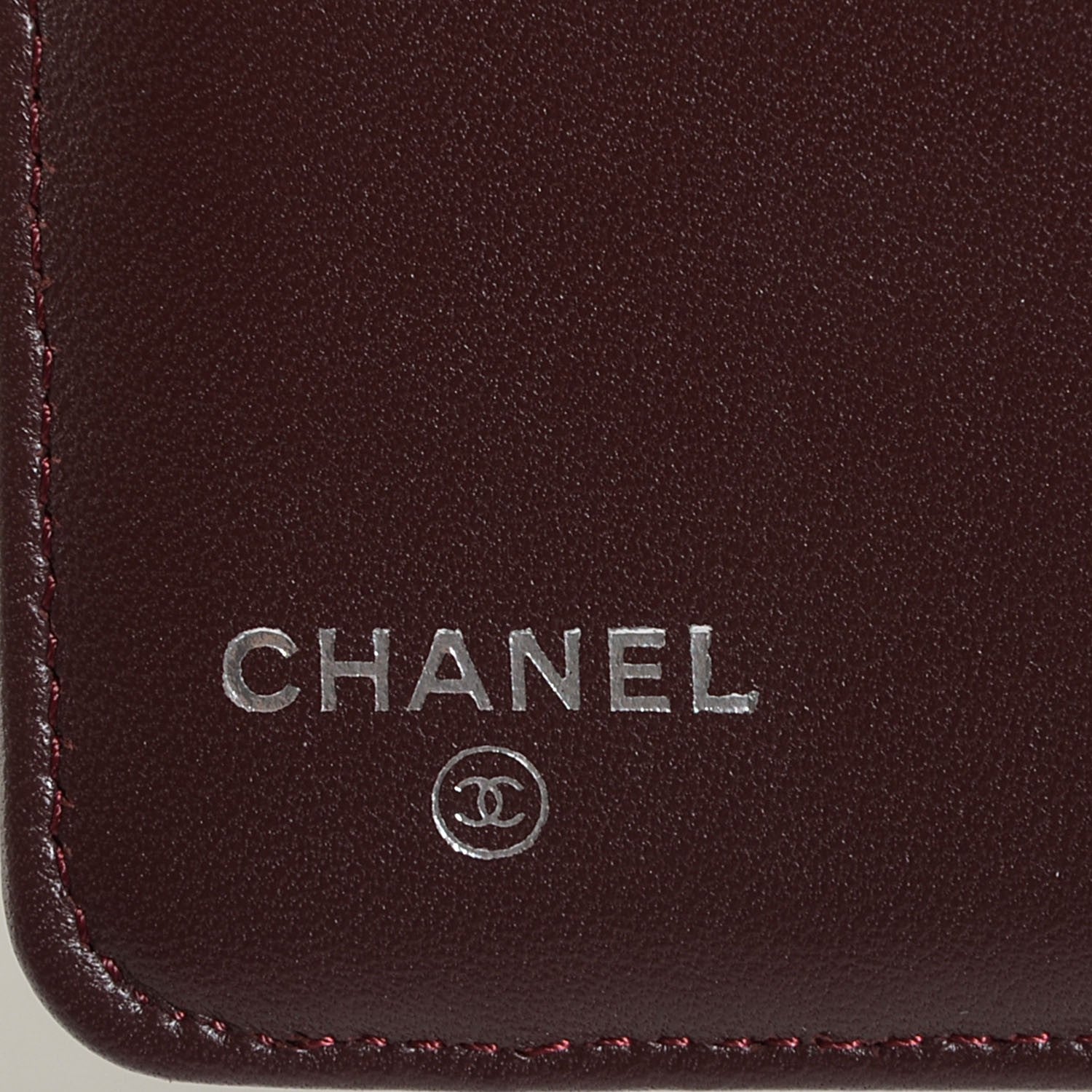 Chanel Lambskin L-Zip Pocket Wallet Black 6 of 12