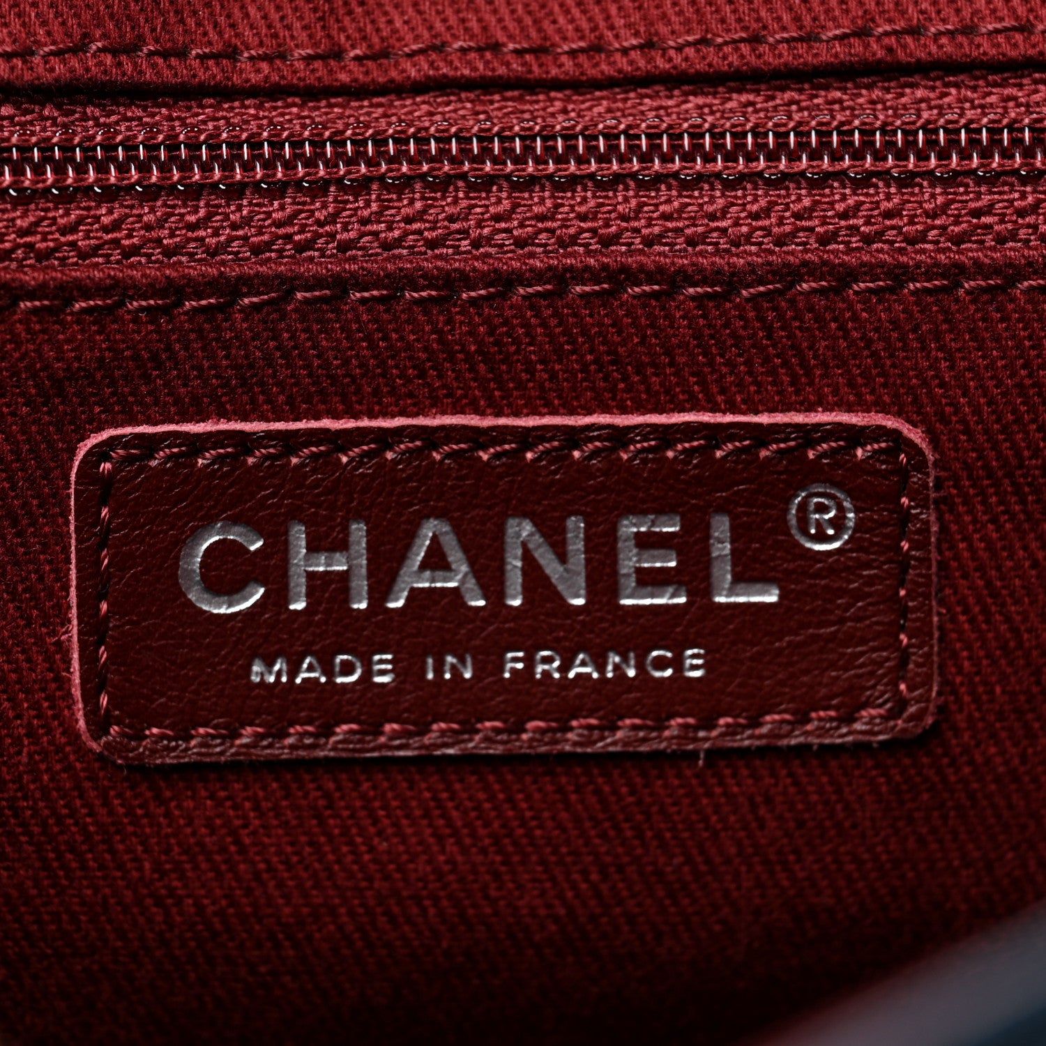 Chanel Caviar Large Half Moon Flap Navy 5 of 8