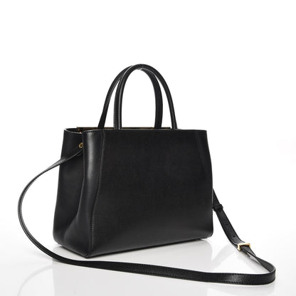 Fendi Vitello Elite Petite 2Jours Tote Black 4 of 8