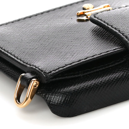 Prada Saffiano Metal iPhone XS Max Case Black 8 of 9