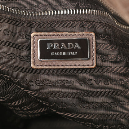 Prada Glace Calf Shoulder Bag Ardesia Fumo 6 of 12