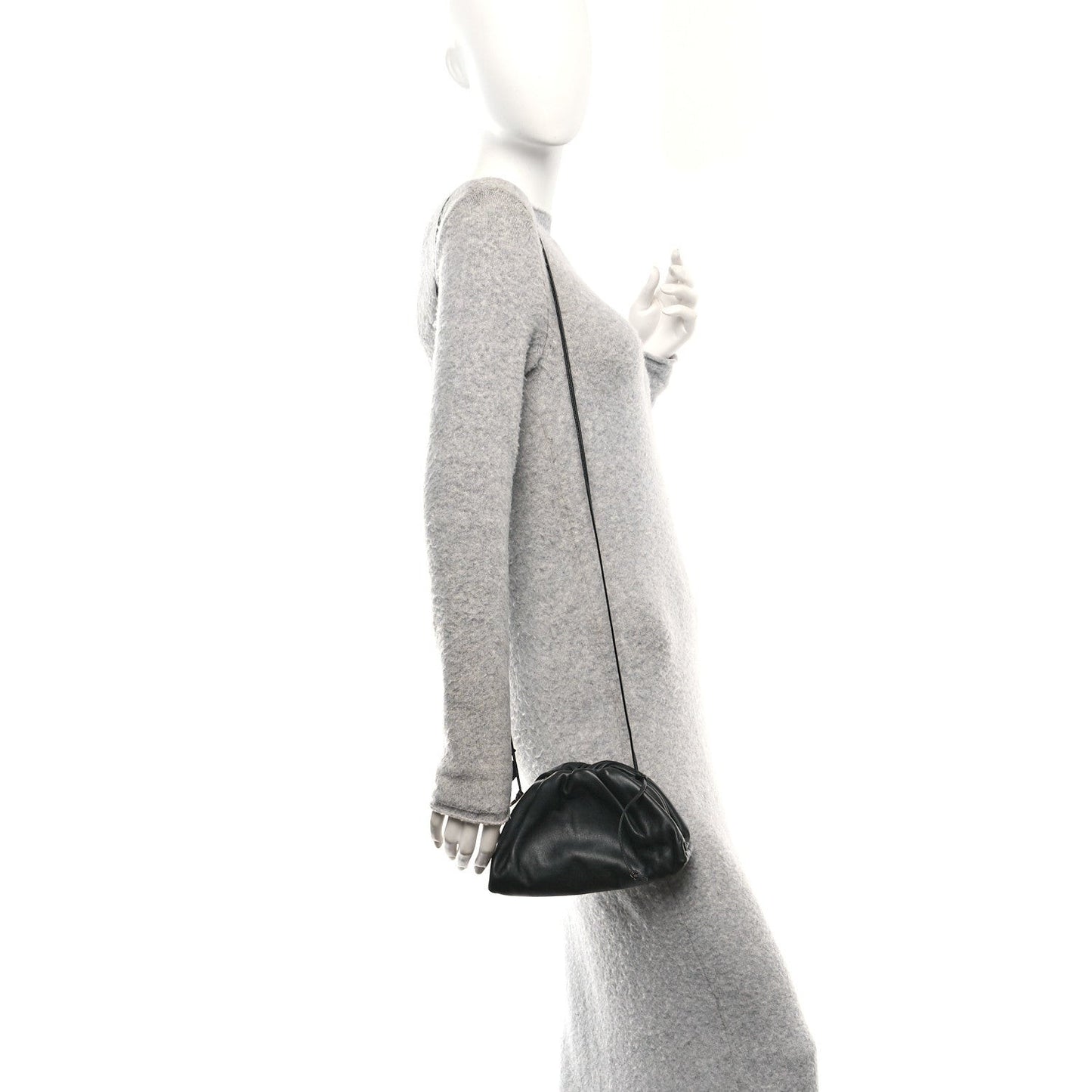 Butter Calfskin The Mini Pouch Black