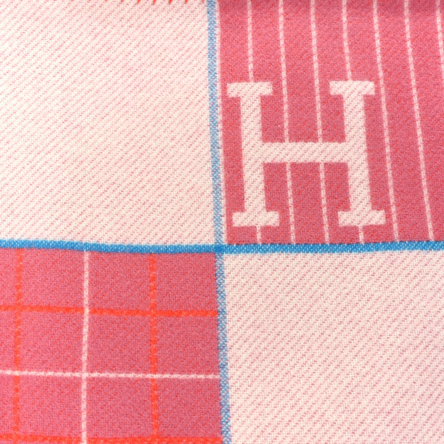 Hermes Wool Cashmere Avalon Passe-Passe Blanket Figue Figue 3 of 4