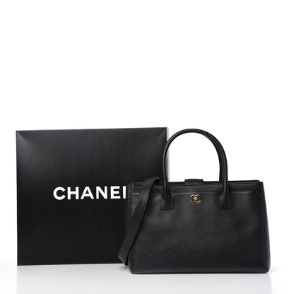 Chanel Calfskin Cerf Shopper Tote Black 11 of 11