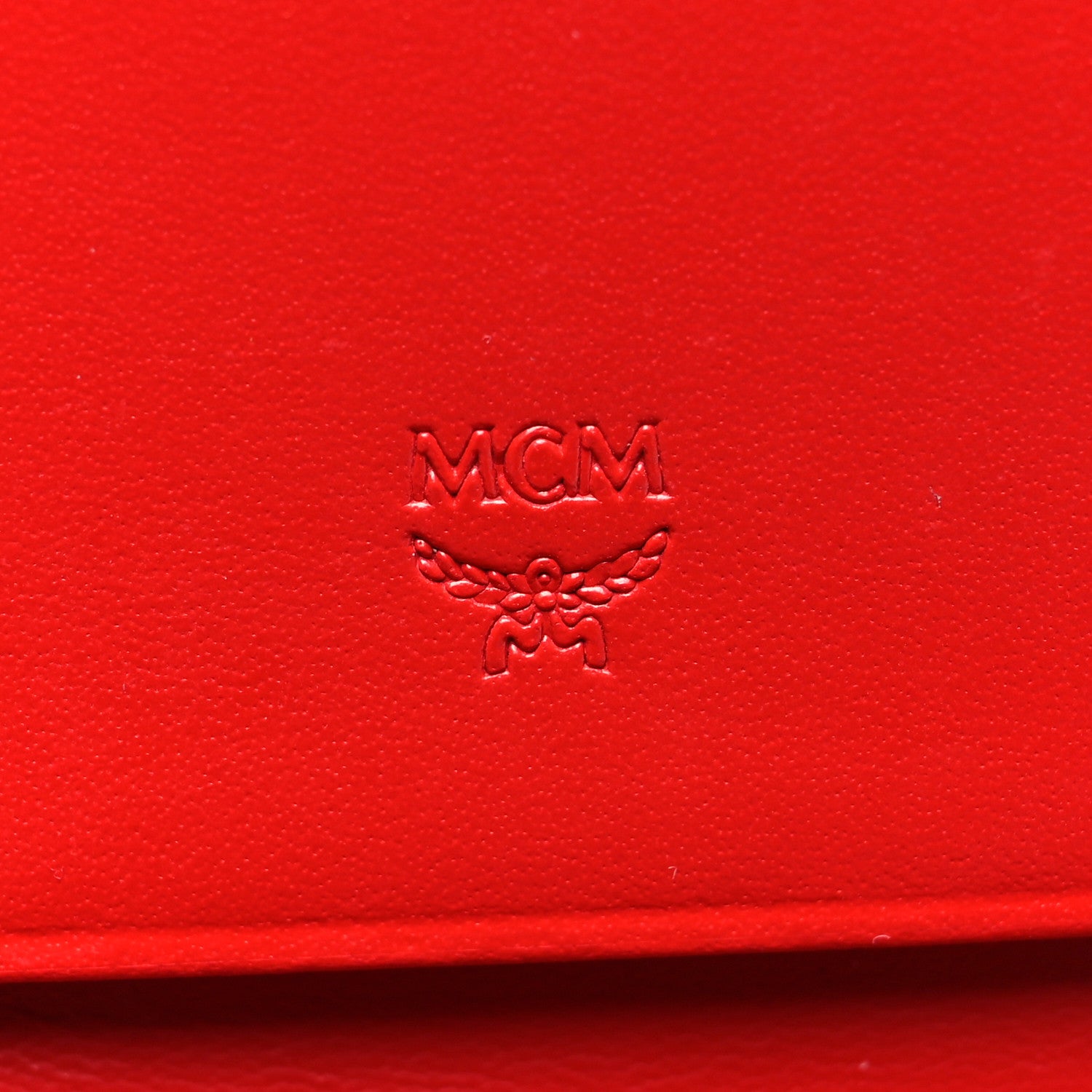 MCM Visetos Trifold Wallet Cognac 7 of 13