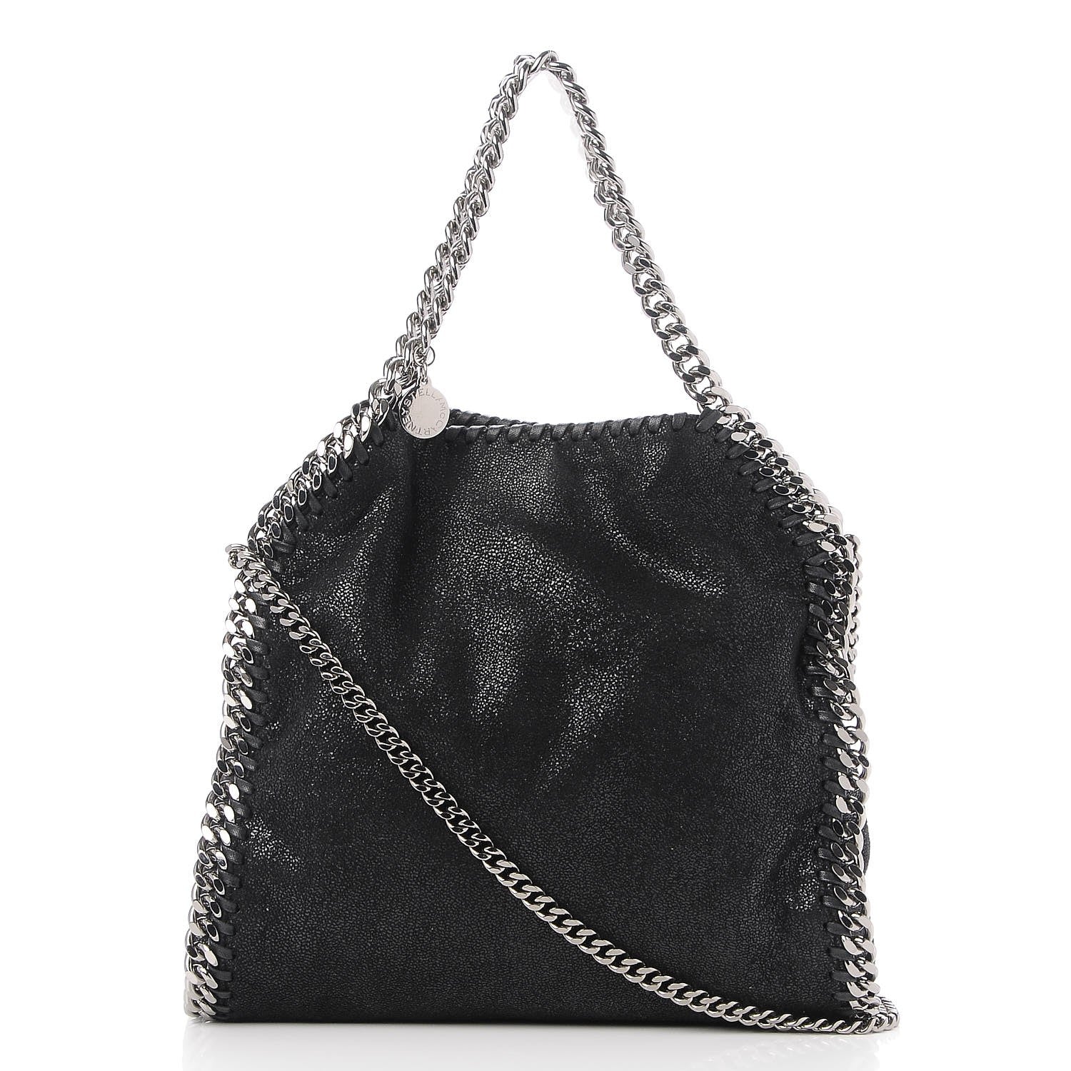 Stella McCartney Shaggy Deer Mini Falabella Tote Black 1 of 12