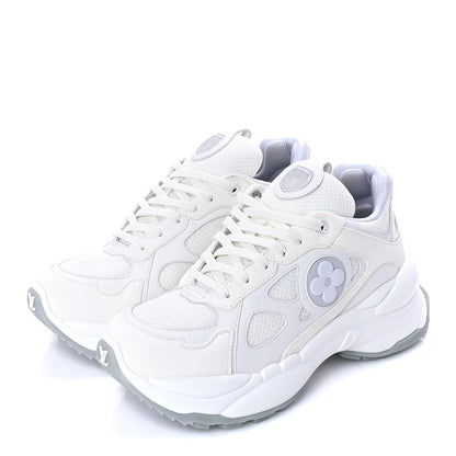 Louis Vuitton Calfskin Run 55 Sneakers 38.5 White 2 of 8