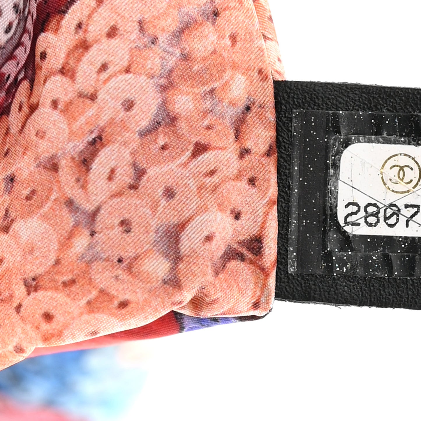 Canvas Sequin Print Quilted Waist Bag Multicolor