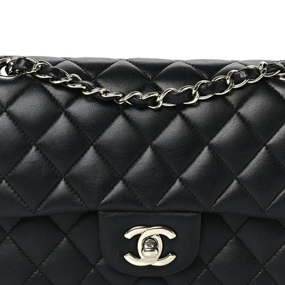 Chanel Lambskin Quilted Small Double Flap  Black 8 of 10