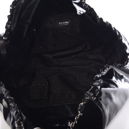 Chanel Vinyl XL Coco Cabas Black 6 of 11