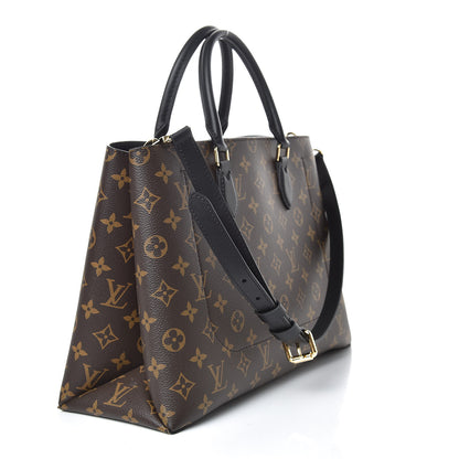 Louis Vuitton Monogram Flower Tote Black 4 of 10