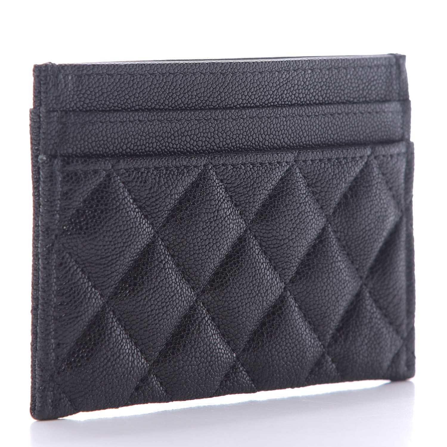 Chanel Caviar Quilted Boy Card Holder Black 3 of 9