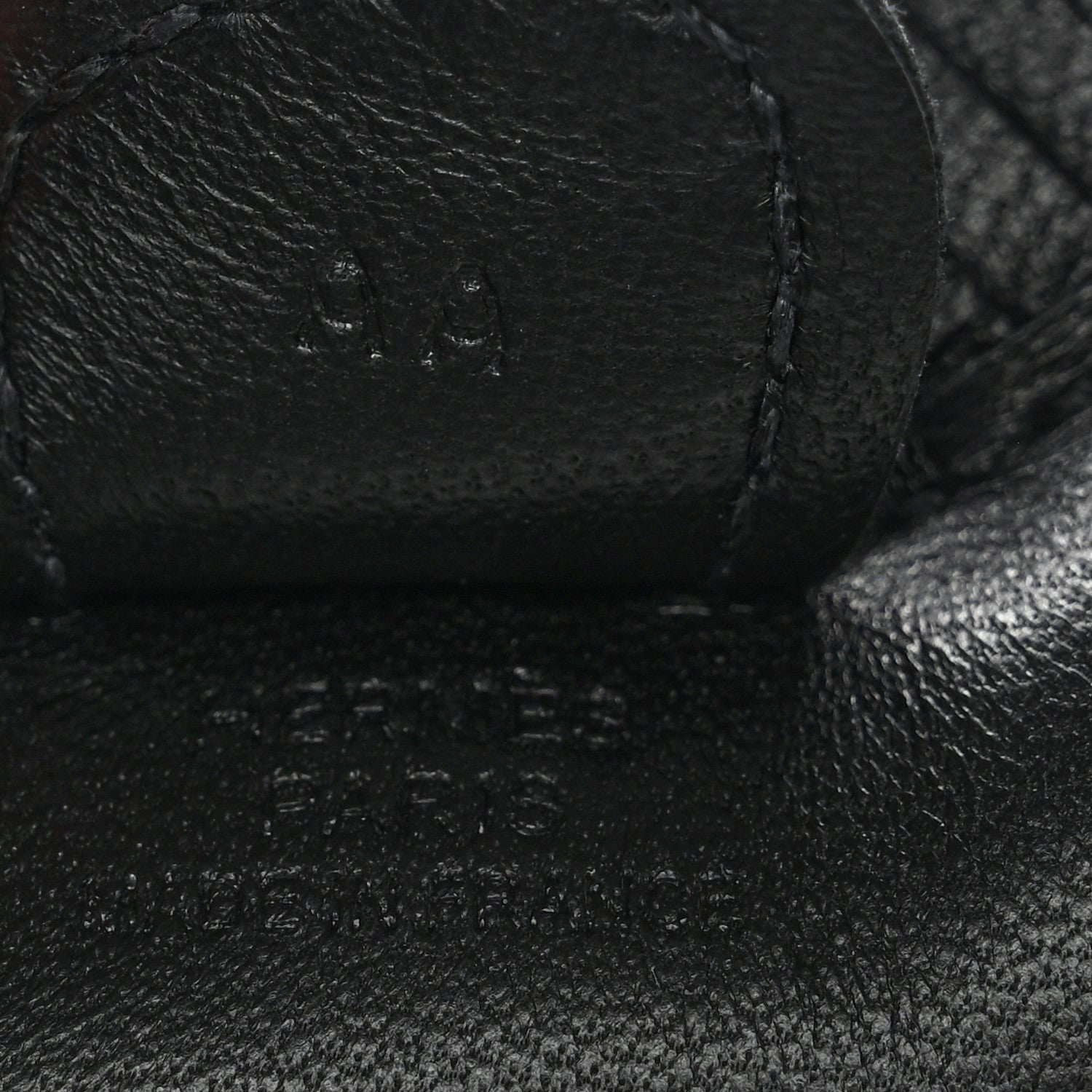 Hermes Milo Lambskin Grigri Rodeo Horse Bag Charm PM So Black 3 of 4