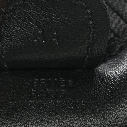 Hermes Milo Lambskin Grigri Rodeo Horse Bag Charm PM So Black 3 of 4