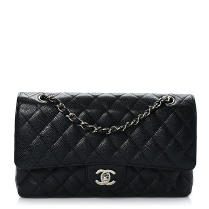 Chanel Caviar Quilted Medium Double Flap Black 1 of 9
