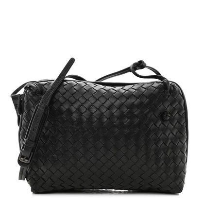 Bottega Veneta Nappa Intrecciato Nodini Bag Black 1 of 11