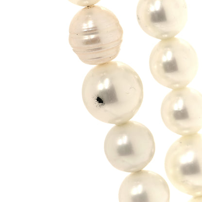 Chanel Crystal Pearl CC Belt Silver 6 of 9