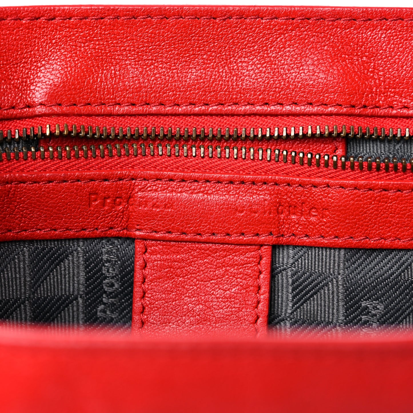 Lambskin Medium PS1 Satchel Bright Red