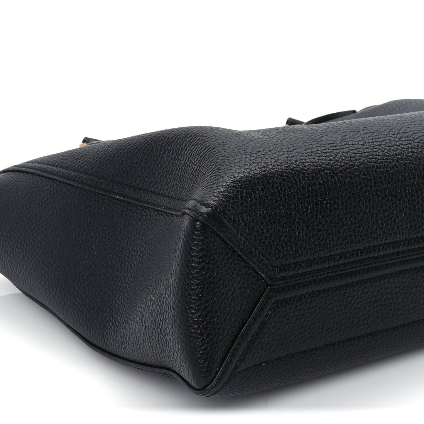 New Sakai Calfskin Lux Small Dahlia Tote  Black