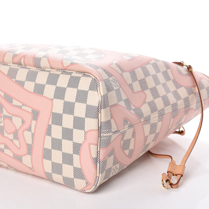 Louis Vuitton Damier Azur Tahitienne Neverfull MM 18 of 18
