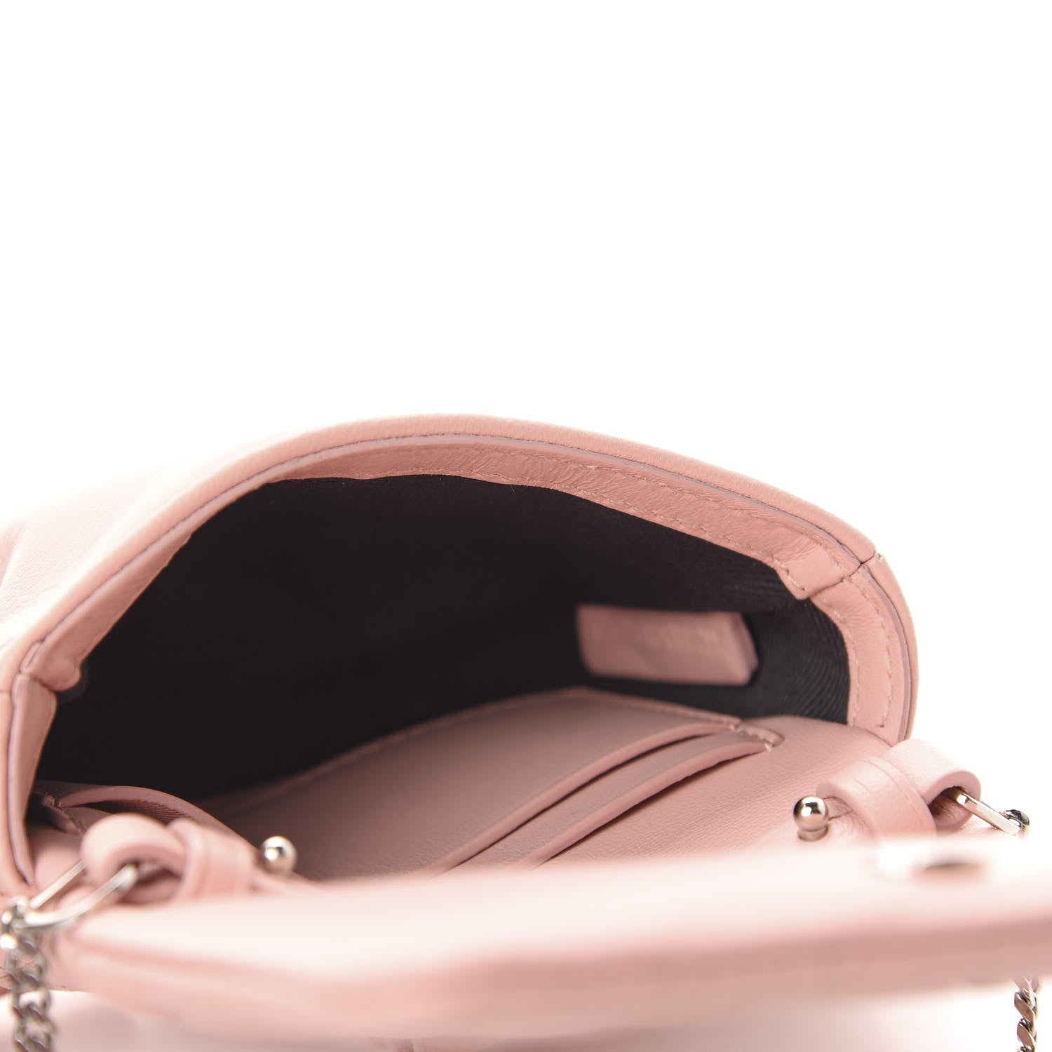 Burberry Lambskin Quilted Micro Lola Bag Blush Pink 5 of 10
