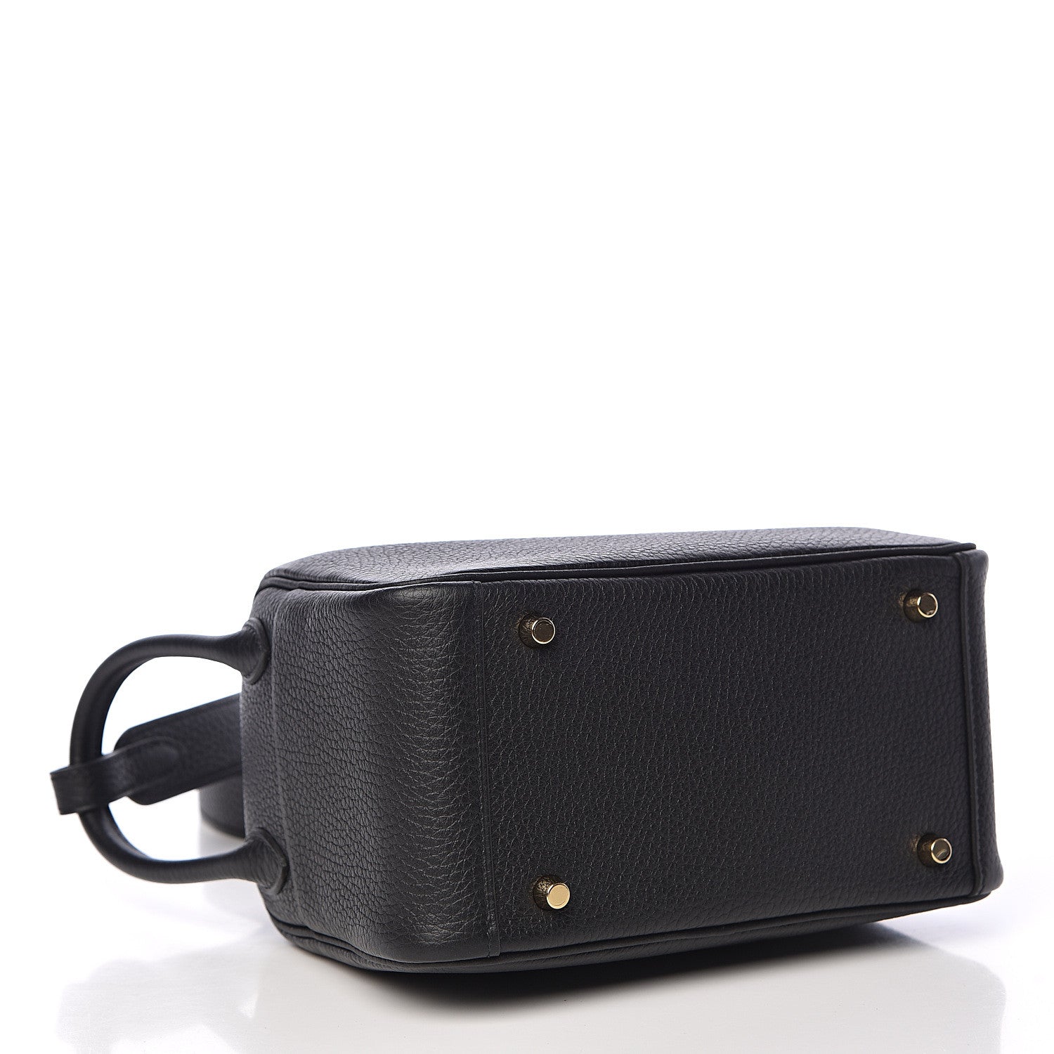 Hermes Taurillon Clemence Mini Lindy 20 Black 4 of 11