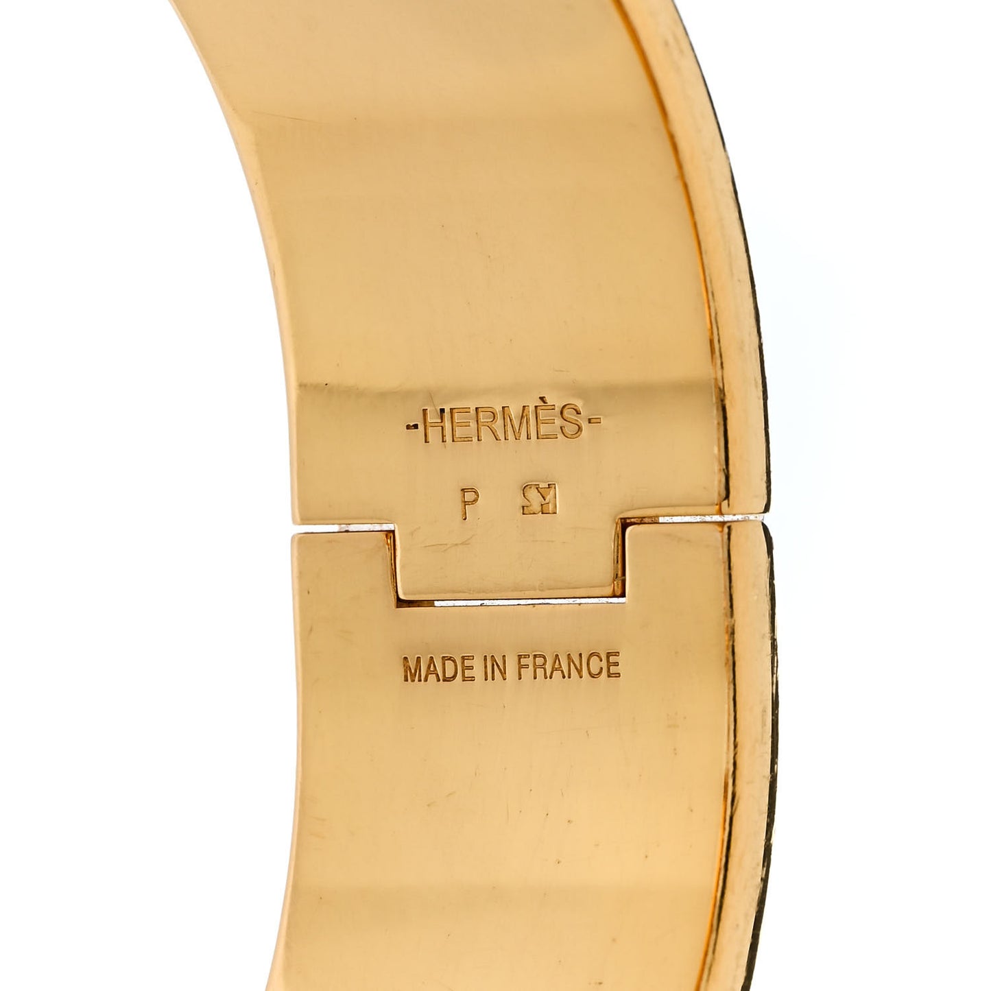 Enamel Wide Clic Clac H Bracelet PM Black