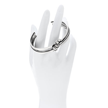 Saint Laurent Brass Knot Cuff L Silver 2 of 6