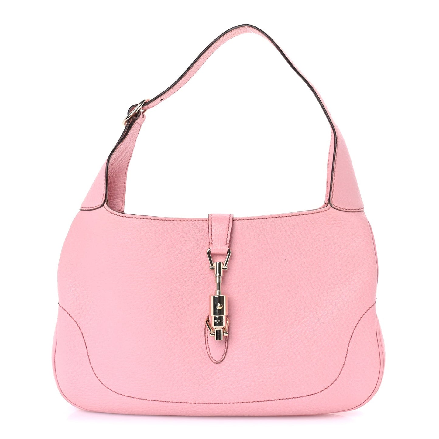 Soft Grained Calfskin Small Jackie O Hobo Pink