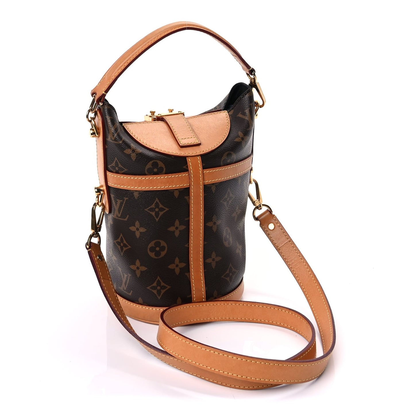 Monogram Duffle Bag Brown