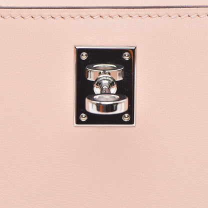 Hermes Swift Kelly Pochette Clutch Rose Eglantine 17 of 23