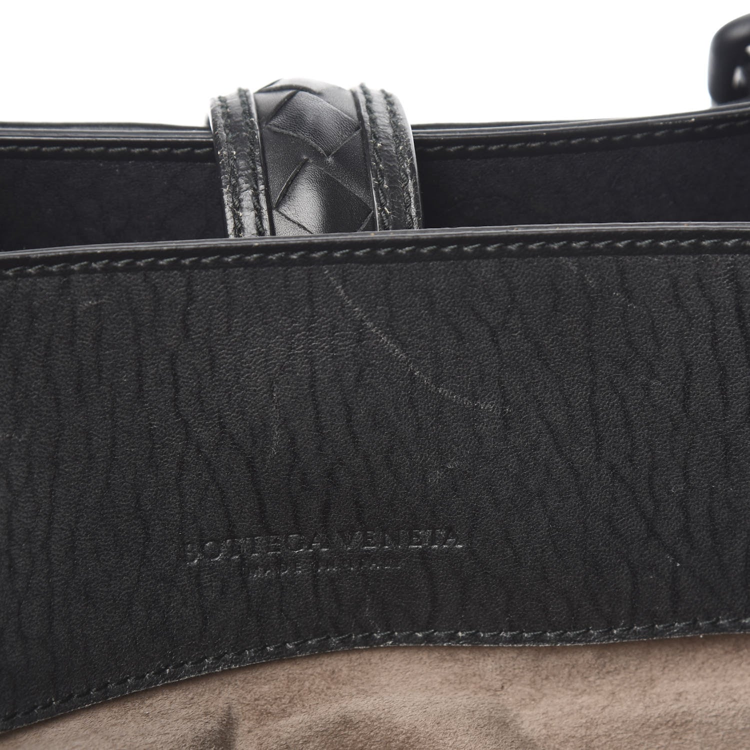 Bottega Veneta Grained Lambskin Medium Roma Tote Black 7 of 10