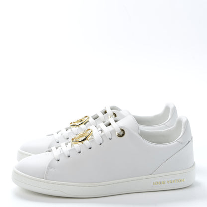 Louis Vuitton Calfskin Frontrow Sneakers 38 White 3 of 11