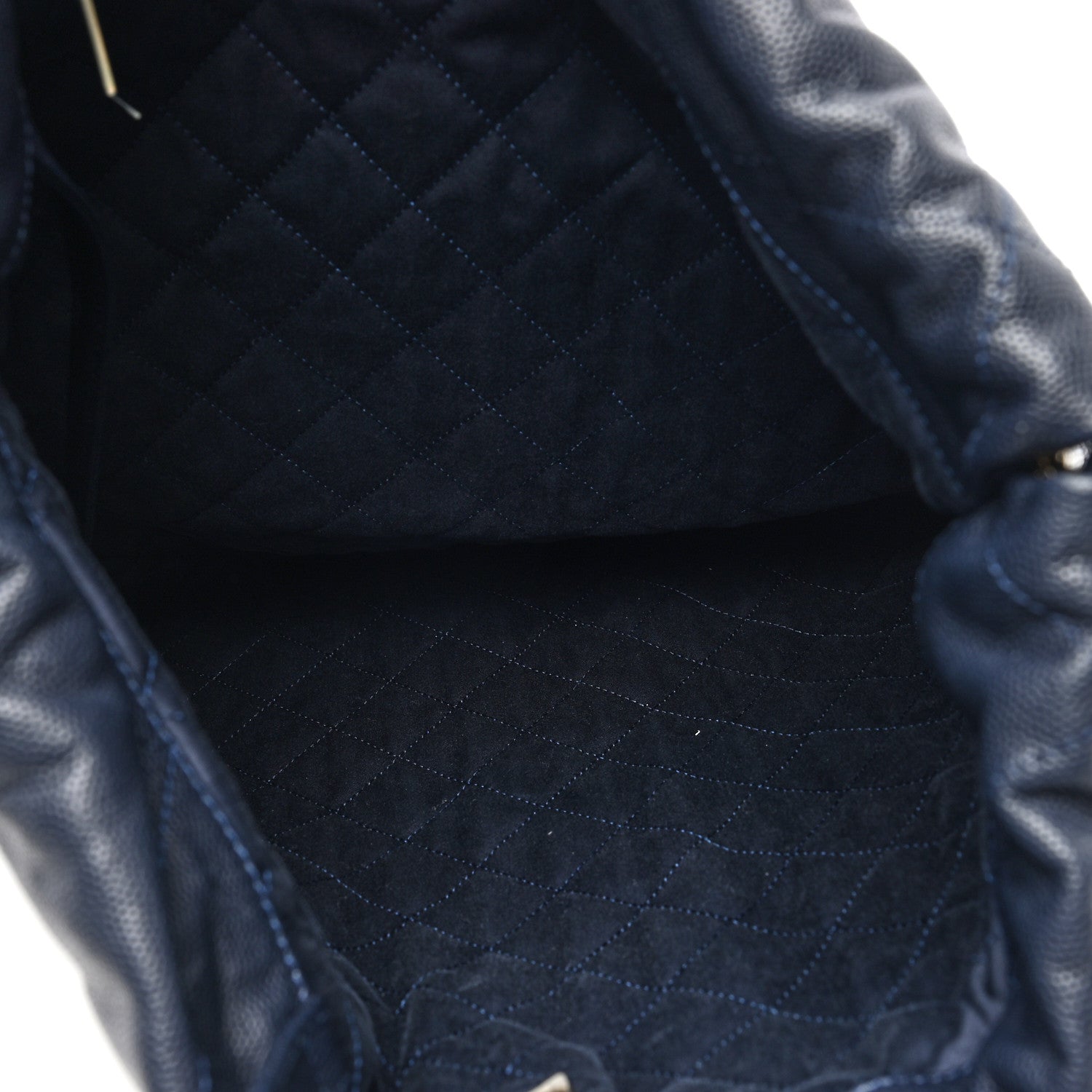 Chanel Shiny Caviar Quilted Chanel 22 Backpack Dark Blue 5 of 10