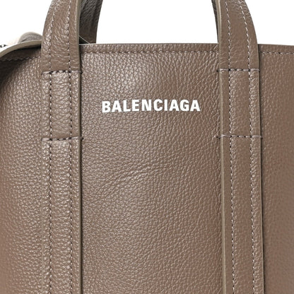 Balenciaga Grained Calfskin XS Everyday North South Shoulder Tote Bag Brown 7 of 7