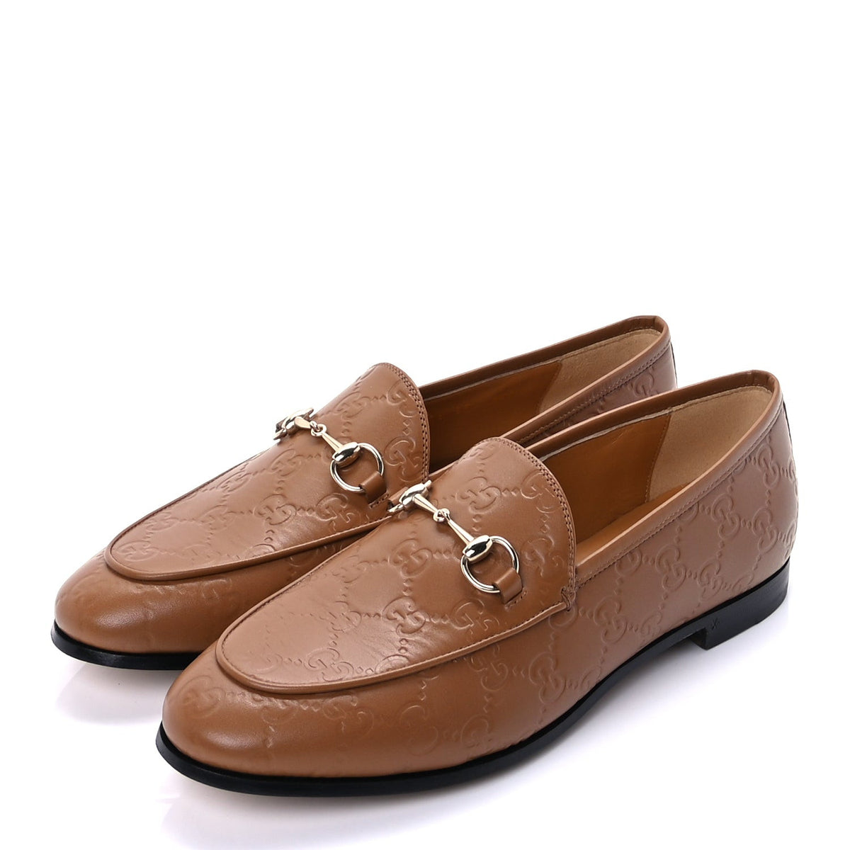 Gucci Betis Glamour Calfskin ssima Womens Jordaan Loafers 39  Cuir 3 of 9