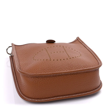 Hermes Taurillon Clemence Evelyne TPM Gold 3 of 8