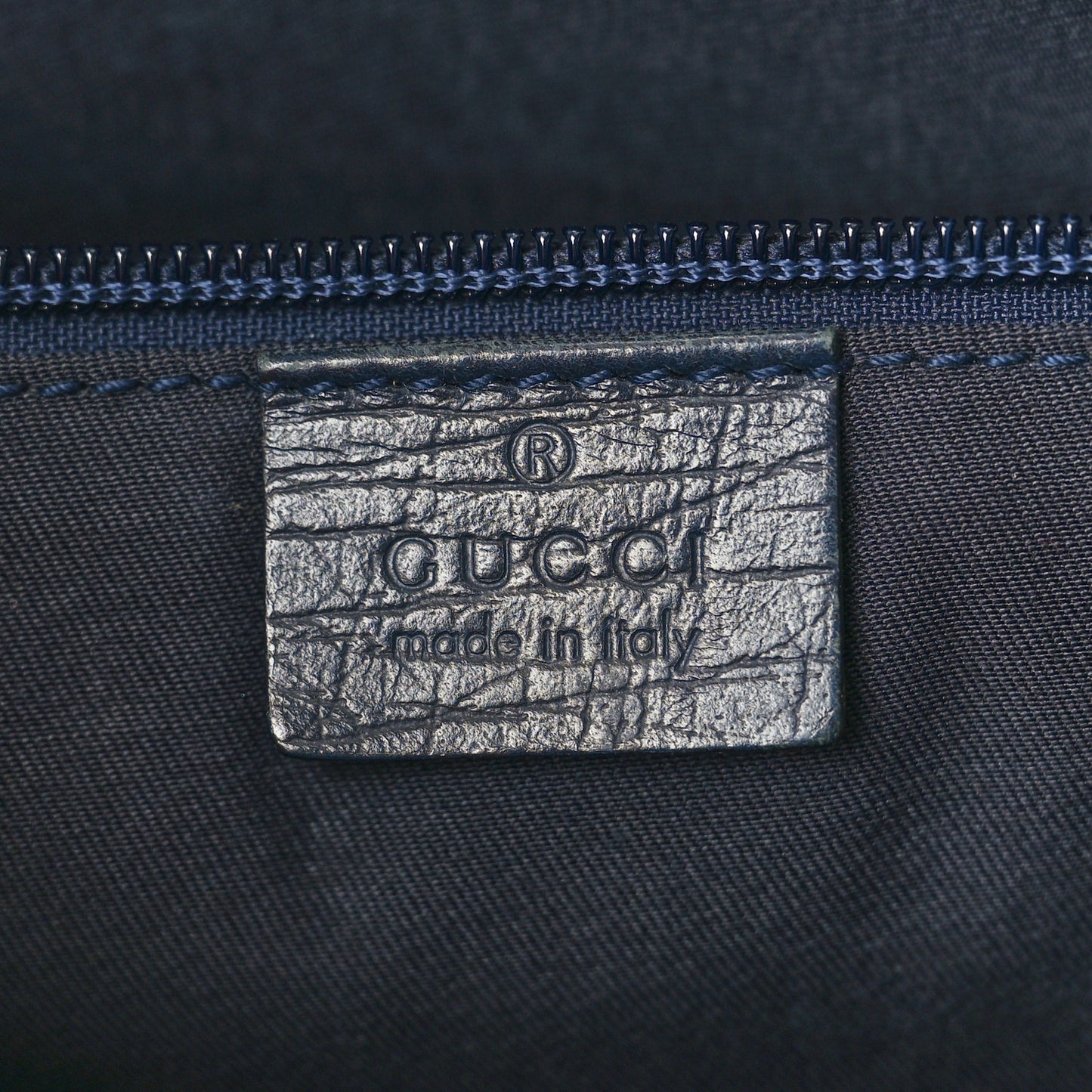 GG Plus Monogram Medium Joy Tote Navy